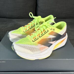 New Balance FuelCell Rebel v4 White Bleached Lime Glow Running Shoes Men's 9.5